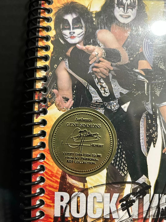 KISS Rock the Nation tour 2004 Crew Booklet Signed