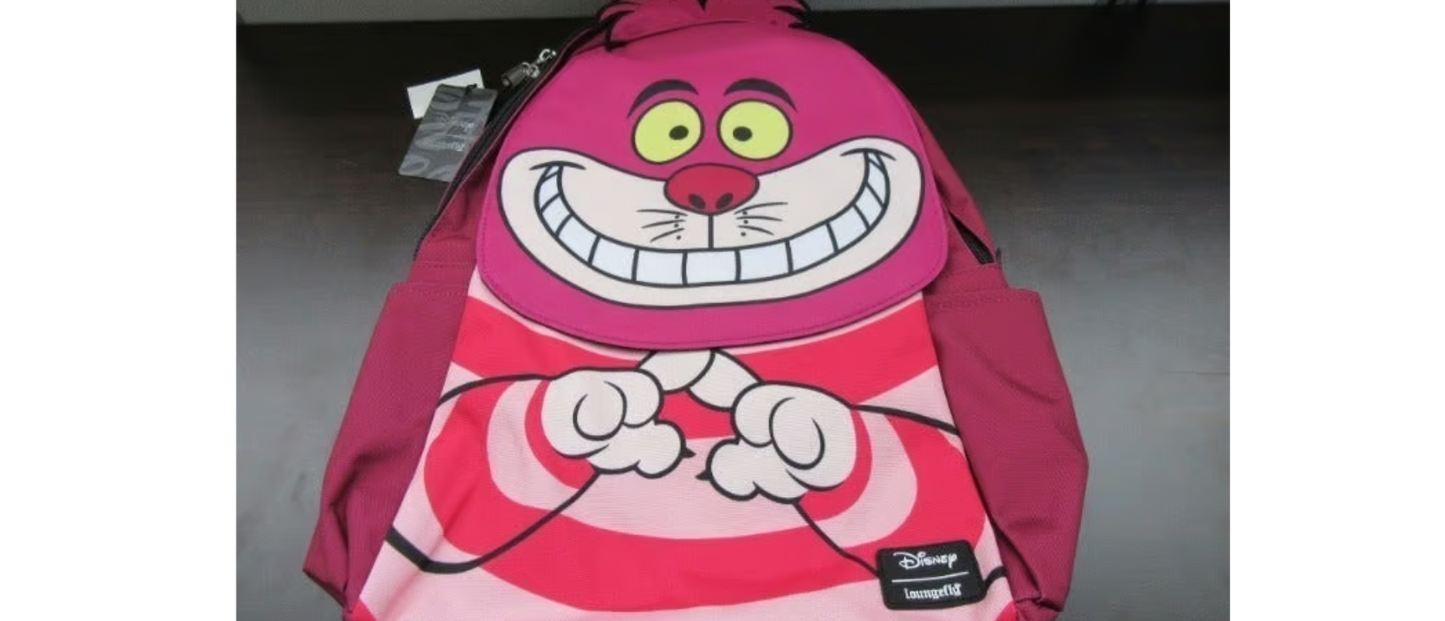 Disney Alice In wonderland Cheshire Cat Nylon Backpack