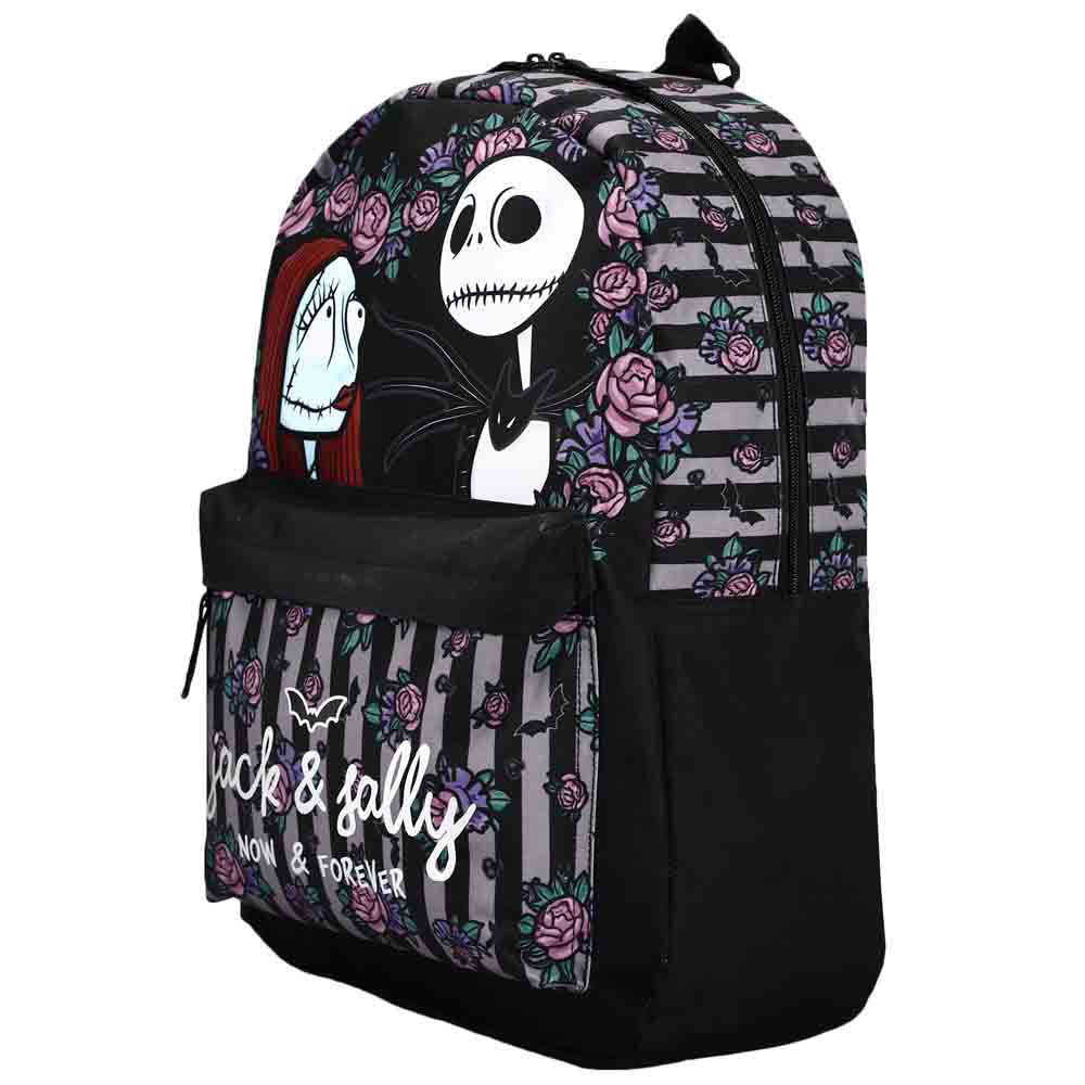 THE NIGHTMARE BEFORE CHRISTMAS JACK & SALLY MIX BLOCK BACKPACK