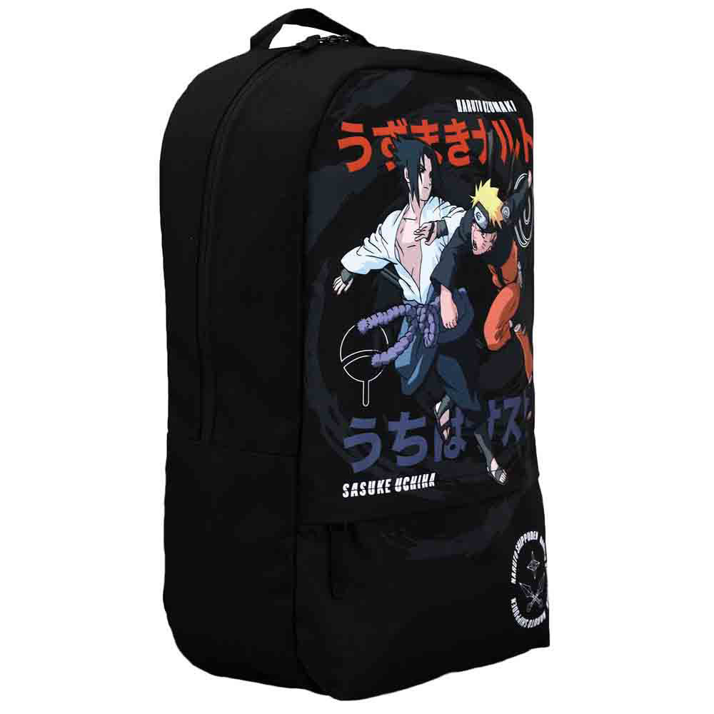 NARUTO AND SASUKE PRINT LAPTOP BACKPACK