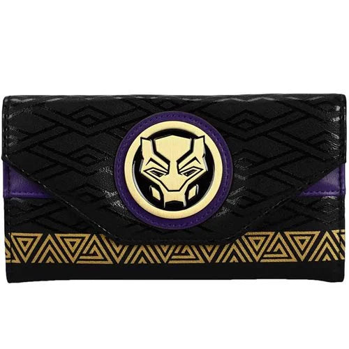 Black Panther Wakanda Forever Tribal Bi-Fold Wallet