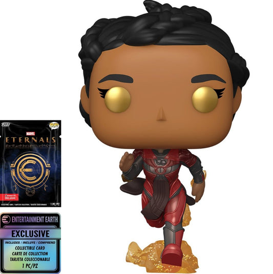 Eternals Makkari Pop! Vinyl Figure with Collectible Card - Entertainment Earth Exclusive