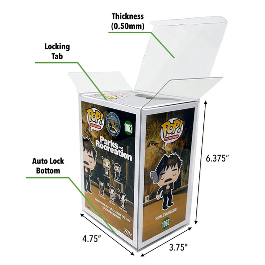 PROTECTORS(0.50MM) FOR 4" INCH FUNKO POP! FIGURES