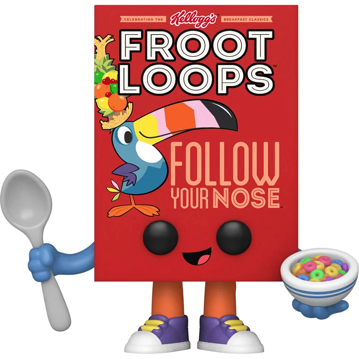 Kelloggs Froot Loops Cereal Box Pop! Vinyl Figure