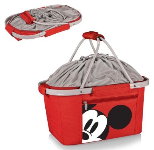 MICKEY MOUSE – METRO BASKET COLLAPSIBLE COOLER TOTE, (RED)