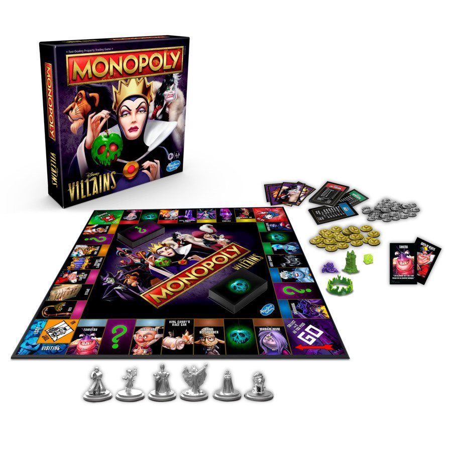 Disney Villains Edition Monopoly Game